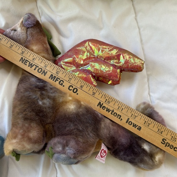 Vintage Ty Beanie Buddy Scorch The‎ Dragon 1999 14" Multi Plush Stuffed Toy - Picture 8 of 8